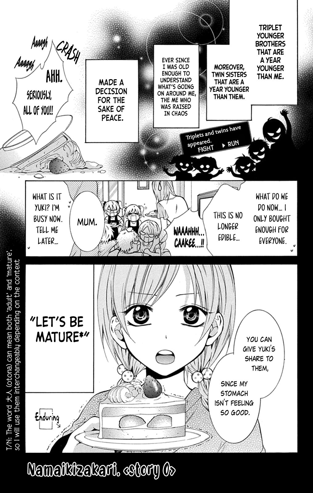 Namaiki Zakari, Chapter 0 image 02